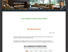 Tablet Screenshot of mikeshafie.com